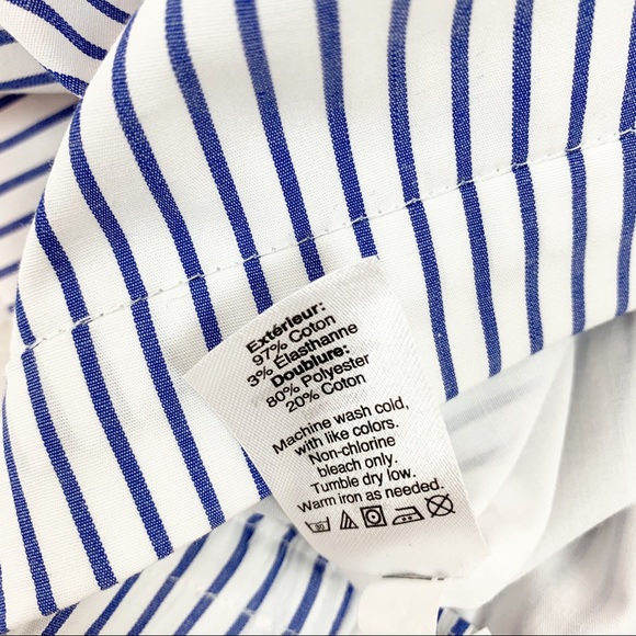 J crew stripe tiered ruffle colorblock midi skirt - Picture 7 of 8